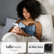 Spigen Ultra Hybrid MagFit Designed For iPhone 16 Pro Max Case Cover MagSafe Compatible, Classic Silver