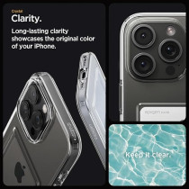 Spigen Crystal Slot Designed For iPhone 16 Pro Max Case Cover, Crystal Clear