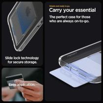 Spigen Crystal Slot Designed For iPhone 16 Pro Max Case Cover, Crystal Clear