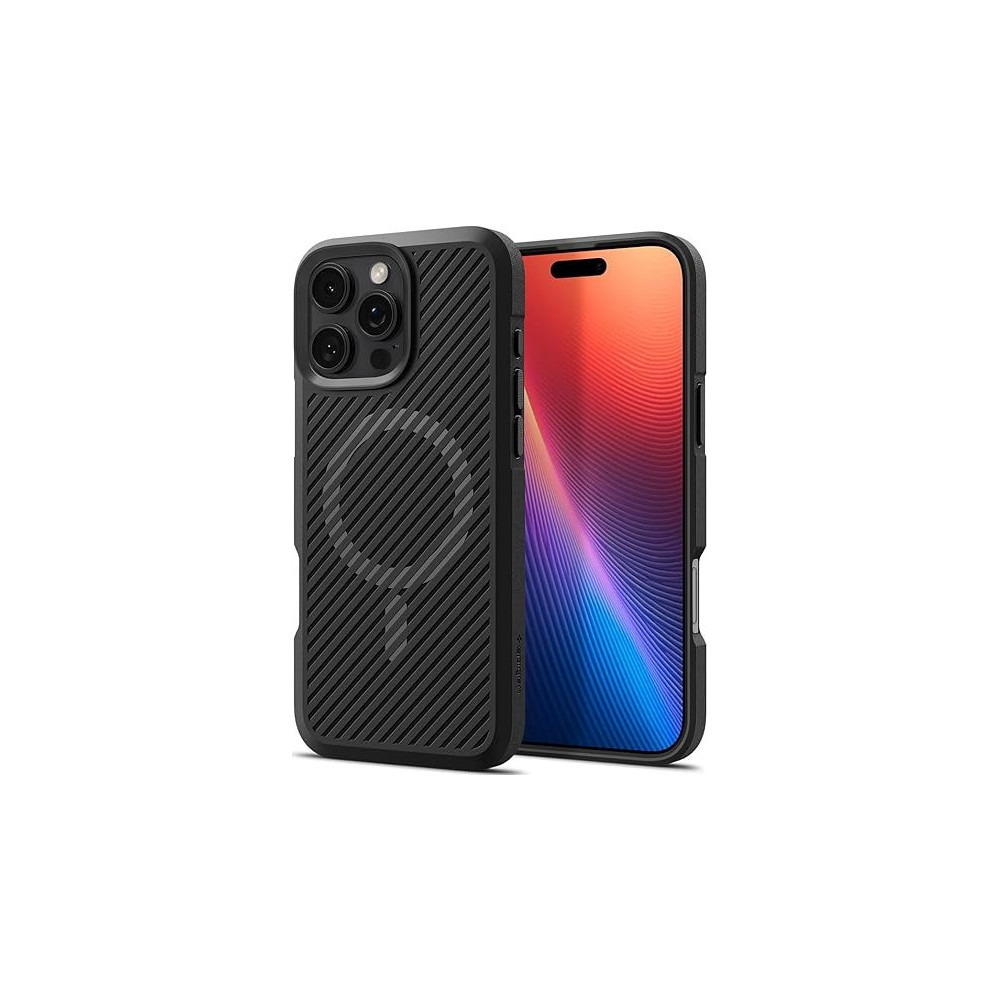 Spigen Core Armor MagFit For iPhone 16 Pro Max Case Cover MagSafe Compatible, Matte Black