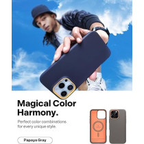 Caseology Nano Pop Mag For iPhone 16 Pro Max Case Cover MagSafe Compatible Military Grade, Papaya Gray