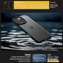 Caseology Skyfall For iPhone 16 Pro Max Case Cover, Royal Black