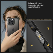 Caseology Skyfall For iPhone 16 Pro Max Case Cover, Royal Black