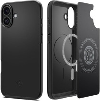 Spigen Thin Fit MagFit Designed For iPhone 16 Plus Case Cover MagSafe Compatible, Black
