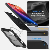 Spigen Thin Fit MagFit Designed For iPhone 16 Plus Case Cover MagSafe Compatible, Black