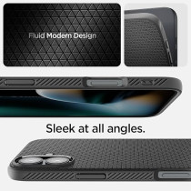 Spigen Liquid Air Designed For iPhone 16 Plus Case Cover, Matte Black