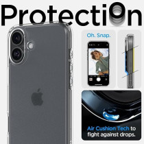 Spigen Ultra Hybrid Designed For iPhone 16 Plus Case Cover, Frost Clear