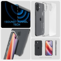 Spigen Ultra Hybrid Designed For iPhone 16 Plus Case Cover, Frost Clear