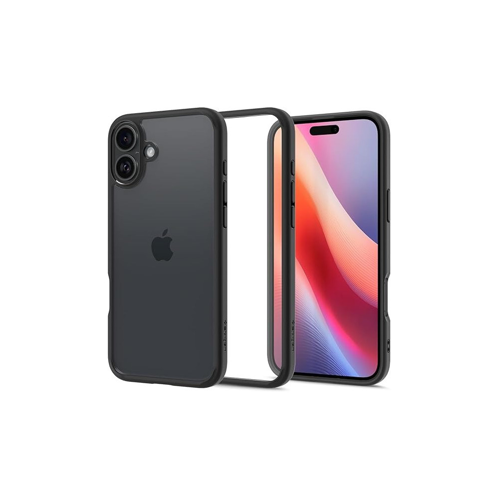 Spigen Ultra Hybrid Designed For iPhone 16 Plus Case Cover, Matte Black