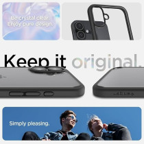 Spigen Ultra Hybrid Designed For iPhone 16 Plus Case Cover, Matte Black