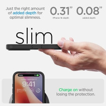 Spigen Ultra Hybrid Designed For iPhone 16 Plus Case Cover, Matte Black