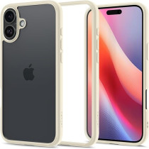 Spigen Ultra Hybrid Designed For iPhone 16 Plus Case Cover, Mute Beige