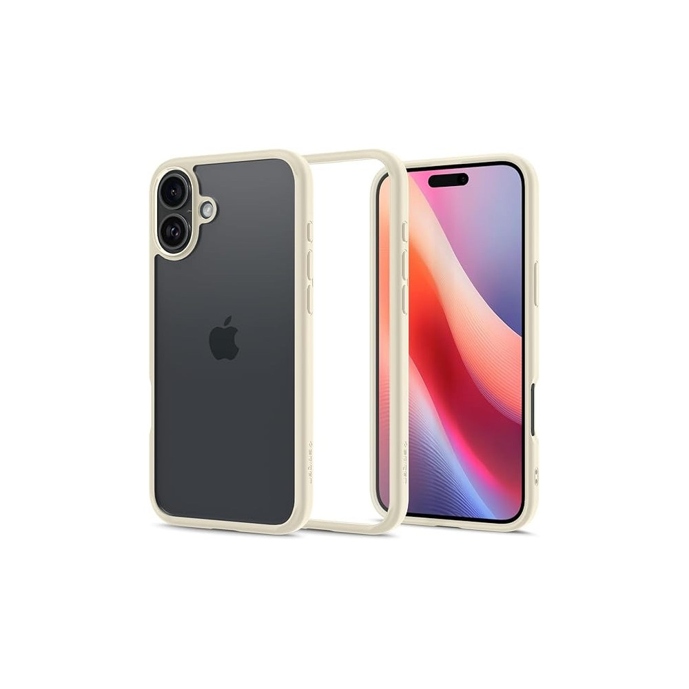 Spigen Ultra Hybrid Designed For iPhone 16 Plus Case Cover, Mute Beige