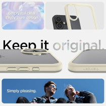 Spigen Ultra Hybrid Designed For iPhone 16 Plus Case Cover, Mute Beige