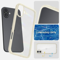 Spigen Ultra Hybrid Designed For iPhone 16 Plus Case Cover, Mute Beige