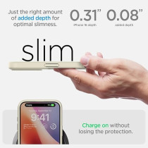 Spigen Ultra Hybrid Designed For iPhone 16 Plus Case Cover, Mute Beige