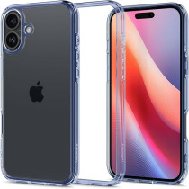 Spigen Ultra Hybrid Designed For iPhone 16 Plus Case Cover, Sky Crystal