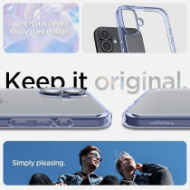 Spigen Ultra Hybrid Designed For iPhone 16 Plus Case Cover, Sky Crystal
