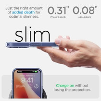 Spigen Ultra Hybrid Designed For iPhone 16 Plus Case Cover, Sky Crystal