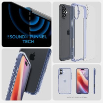 Spigen Ultra Hybrid Designed For iPhone 16 Plus Case Cover, Sky Crystal