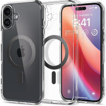 Spigen Ultra Hybrid MagFit Designed For iPhone 16 Plus Case Cover MagSafe Compatible, Carbon Fiber