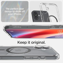 Spigen Ultra Hybrid MagFit Designed For iPhone 16 Plus Case Cover MagSafe Compatible, Carbon Fiber