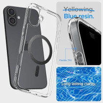 Spigen Ultra Hybrid MagFit Designed For iPhone 16 Plus Case Cover MagSafe Compatible, Carbon Fiber
