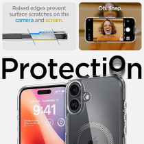 Spigen Ultra Hybrid MagFit Designed For iPhone 16 Plus Case Cover MagSafe Compatible, Carbon Fiber
