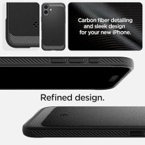Spigen Rugged Armor MagFit For iPhone 16 Plus Case Cover MagSafe Compatible, Matte Black