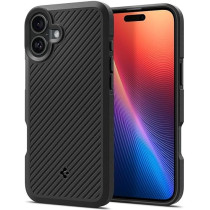 Spigen Core Armor Designed For iPhone 16 Plus Case Cover, Matte Black
