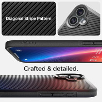 Spigen Core Armor Designed For iPhone 16 Plus Case Cover, Matte Black