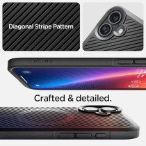 Spigen Core Armor MagFit For iPhone 16 Plus Case Cover MagSafe Compatible, Matte Black