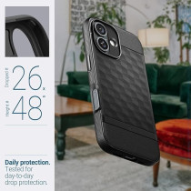 Caseology Parallax Mag For iPhone 16 Plus Case Cover MagSafe Compatible Military Grade, Matte Black