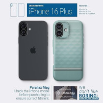 Caseology Parallax Mag For iPhone 16 Plus Case Cover MagSafe Compatible Military Grade, Sage Green