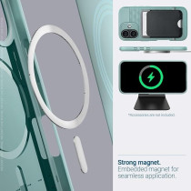 Caseology Parallax Mag For iPhone 16 Plus Case Cover MagSafe Compatible Military Grade, Sage Green