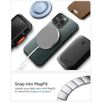 Spigen Thin Fit MagFit Designed For iPhone 16 Pro Case Cover MagSafe Compatible, Abyss Green
