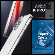 Spigen Liquid Crystal Designed For iPhone 16 Pro Case Cover, Crystal Clear