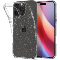 Spigen Liquid Crystal Glitter Designed For iPhone 16 Pro Case Cover, Crystal Quartz