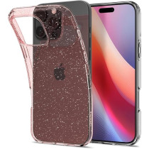 Spigen Liquid Crystal Glitter Designed For iPhone 16 Pro Case Cover, Rose Quartz