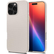 Spigen Liquid Air Designed For iPhone 16 Pro Case Cover, Natural Titanium