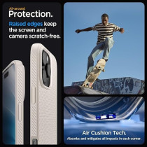 Spigen Liquid Air Designed For iPhone 16 Pro Case Cover, Natural Titanium