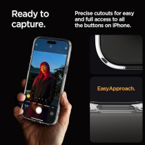 Spigen Ultra Hybrid Designed For iPhone 16 Pro Case Cover, Crystal Clear