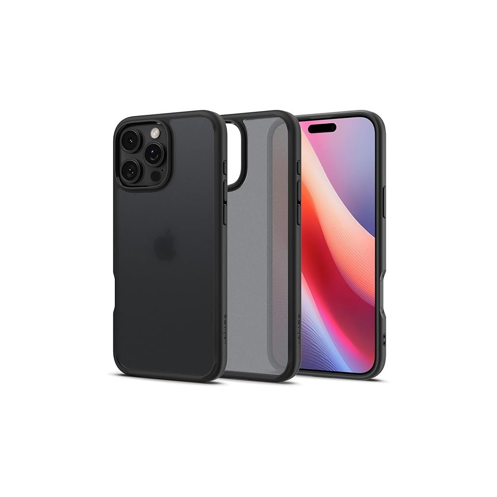 Spigen Ultra Hybrid Designed For iPhone 16 Pro Case Cover, Frost Black