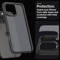 Spigen Ultra Hybrid Designed For iPhone 16 Pro Case Cover, Frost Black