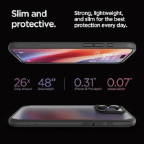 Spigen Ultra Hybrid Designed For iPhone 16 Pro Case Cover, Frost Black