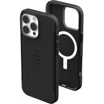 Urban Armor Gear Uag Civilian For Iphone 16 Pro Max Case Cover 20 Feet Drop Tested Magsafe Compatible, Black