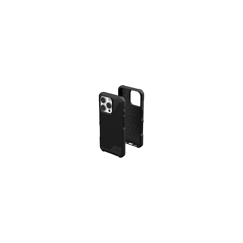 Urban Armor Gear Uag Metropolis Lt Magsafe Compatible For Iphone 16 Pro Case Cover 18 Feet Drop Tested, Kevlar Black