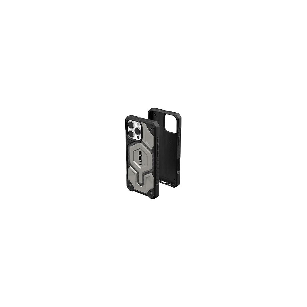 Urban Armor Gear Uag Monarch Pro Magsafe Compatible For Iphone 16 Pro Max Case Cover, 25 Feet Drop Tested, Titanium
