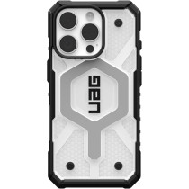 Urban Armor Gear Uag Pathfinder Clear For Iphone 16 Pro Case Cover, 18 Feet Drop Tested Magsafe Compatible, Ice Silver