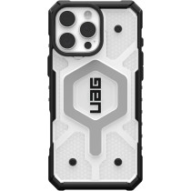 Urban Armor Gear Uag Pathfinder Clear For Iphone 16 Pro Max Case Cover, 18 Feet Drop Tested Magsafe Compatible, Ice Silver